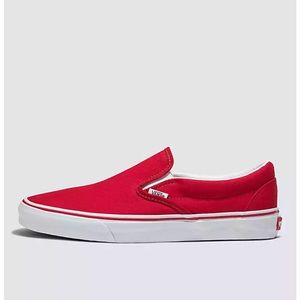 BRAND NEW Red Racing Slip-On Vans